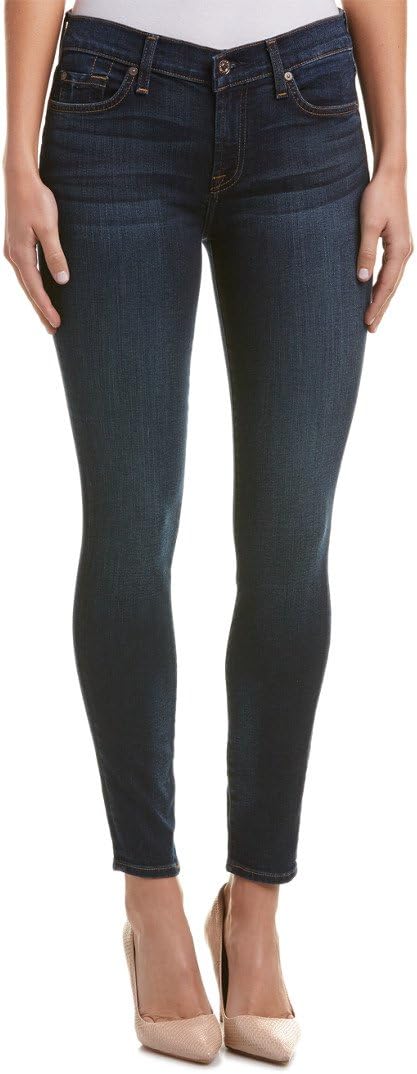 7 For All Mankind Women's Gwenevere Ankle Skinny Mid Rise Jean