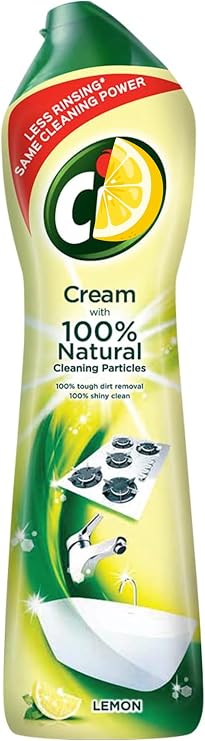 LiteZout Cif Lemon Cream with Spray, 500ml (2 pack) and packed in box, 33.8 Fl Oz (Pack of 1)