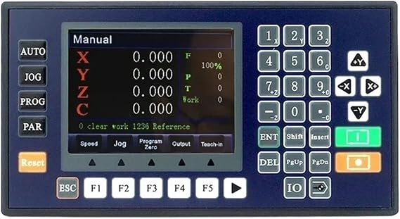 Standalone Motion Controller Servo Stepper Motor CNC Offline Motion Controller 1-4 Axis Programmable Controller RS485 TC55V Engraving Router(2 Axis)