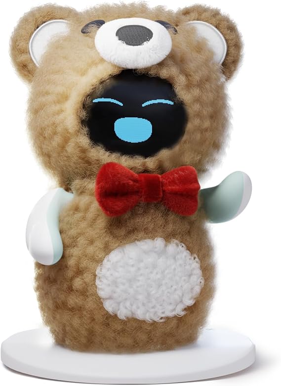 ENERGIZE LAB Eilik's Teddy Bear Outfit Soft Plush Costume for The Desktop Companion Robot Eilik (Sold Separately), Cozy & Cuddly Wear for Your Little Friend, Designed for Heartwarming Moments.