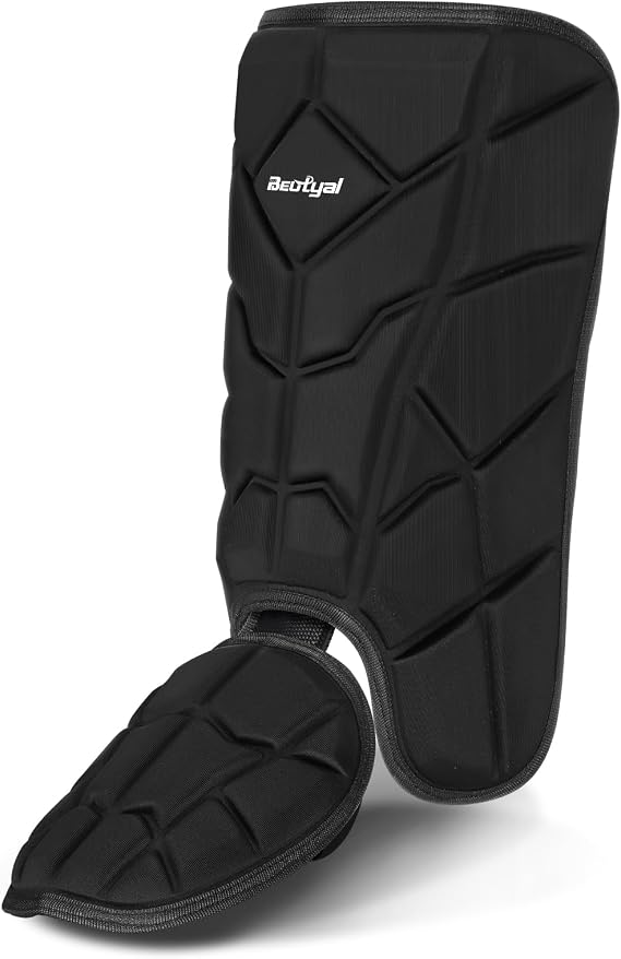 Baseball Leg Guard, Batter's Leg Guard with Adjustable Straps Youth Adult | Impact Protection for Batters with EVA Padding Adjustable Straps Lightweight Comfort for Baseball Softball Players