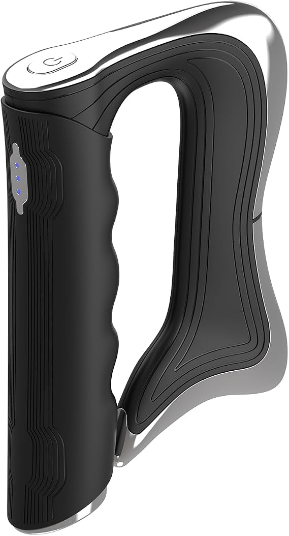 New Electric Fascia Knife Multifunctional Scraper Massage Tool,Muscle Scraper Tool, Fascia Massager,for Whole Body (Black)