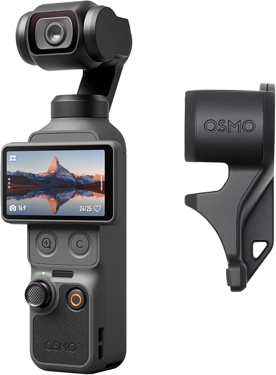 DJI Osmo Pocket 4 Standard Combo, Pocket Gimbal Vlog Camera, 1 CMOS & 4K/240fps, 3-Axis Stabilization, 2 Lossless Zoom, 107GB Built-in Storage, 2" Rotatable Screen, Video Camera for Photography