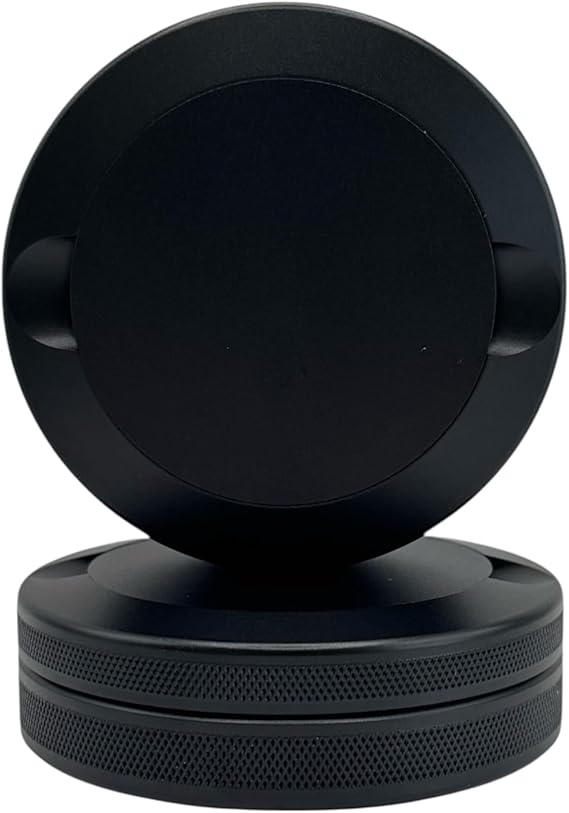 3.0 | Metal Container for Zyn, Premium Aluminum Can & Rugged Pouch Holder | Extra Capacity, Knurled Grip & Used Pouch Storage | EDC (Black)