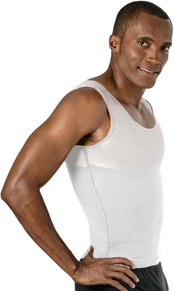 Abdo Men's Body Shaper Style 31 (White;4XLarge)