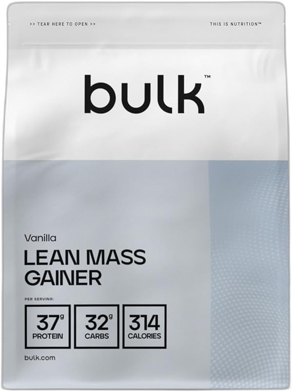 Bulk Lean Mass Gainer, Vanilla, 2.5 kg