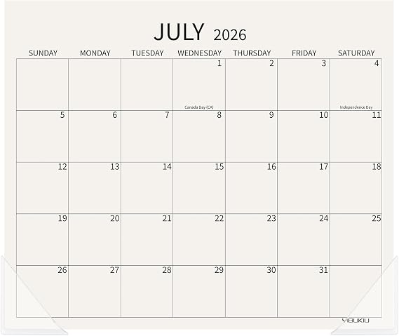 Magnetic Refrigerator Calendar 2026-2027, Monthly Magnet Fridge Calendar July 2026 to December 2027, Large 13 x11 inch, Easy Organizing