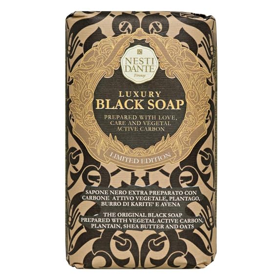 Luxury Black Soap With Vegetal Active Carbon (Limited Edition)