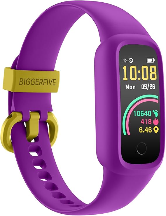 Vigor 2L Kids Fitness Tracker Watch, Activity Tracking for Girls Ages 5-15 | Pedometer, Heart Rate Monitor, Sleep Monitor, 10 Sports Modes, IP68 Waterproof, Vibrating Alarm, Multi-watch Faces