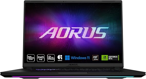 GIGABYTE - AORUS Master 16 GEN 2 Gaming Laptop - 240Hz 2560x1600 WQXGA - NVIDIA GeForce RTXTM 5090 Laptop GPU - AMD Ryzen 9 9955HX3D - 2TB SSD - 32GB DDR5 RAM - Win11 Home AD - 5-Degree Black