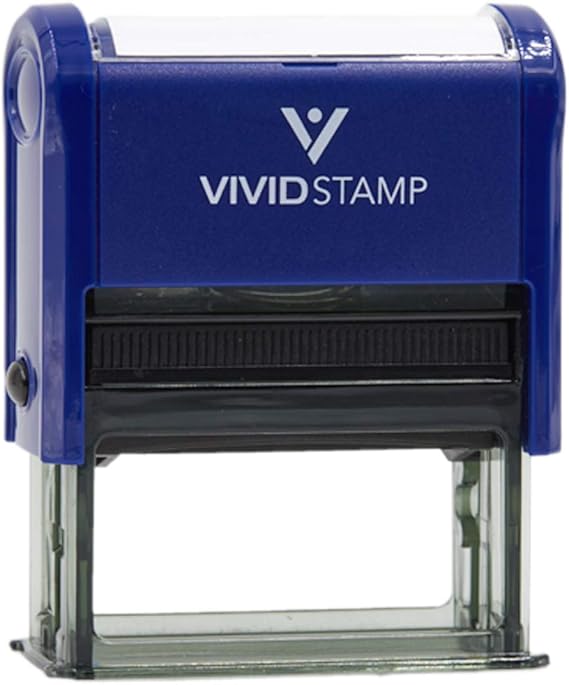 Urgent TIME Sensitive Self Inking Rubber Stamp (Blue Ink) - Medium