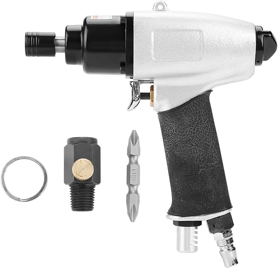 1/4 Inch Air Screw Driver Gun 8500rpm Pneumatic Reversible Screwdriver Industrial for Machine Manufacturing Metal Auto Repair