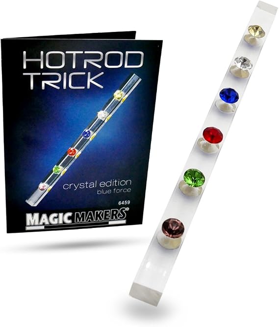 Magic Makers Crystal Hotrod Magic Trick - Blue Force - with 30 Tricks Online