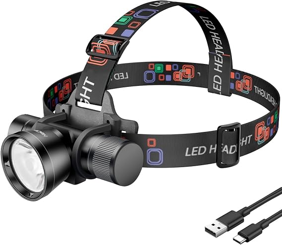 3000LM IP68 Waterproof Diving Headlamp 3 Modes Scuba Dive Light | SST25 LED Chip, 100M Underwater Depth, 5-10H Runtime, Aluminum, O-Rings, Hands-Free & Portable, Multi Outdoor Application