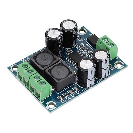 TPA3118 Digital Audio Amplifier Board Mono 60W Output Class D Amplifier Module with PBTL Mode for Low Impedance High Power DC10-24V