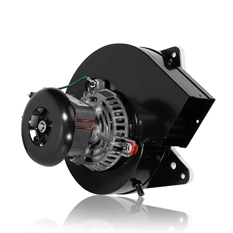 A157/A182 Furnace Draft Inducer Blower Fan Motor Fit for Jakel J238-112-11128/J238-112-11258 Goodman B1859005/B1859005S, 60HZ 1.7A 115V 2000RPM