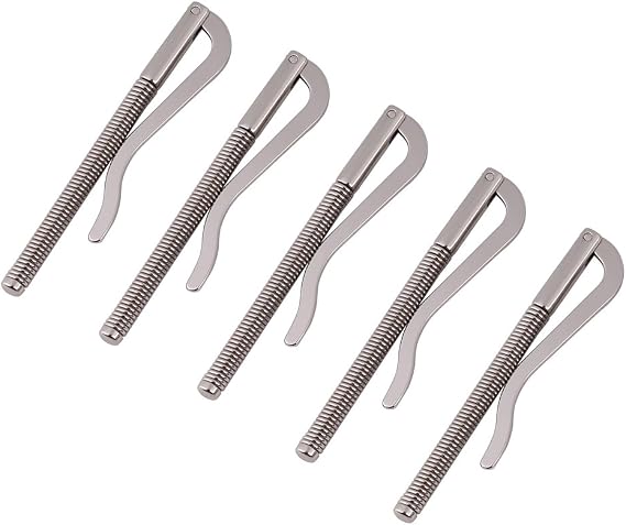 Wallet Spring Clip Insert Bar Replacement 5pcs Non Deformation Money Spring Clip Tool for Bifold Wallet Purse Credit Card Holder