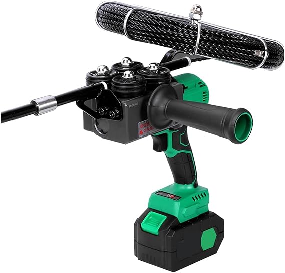 GagalU Electric Cable Threading Machine, Automatic Electric Puller Rechargeable Through Wall Wire Threader Stringing Wire Machine Higher Work Efficiency, Generation 3