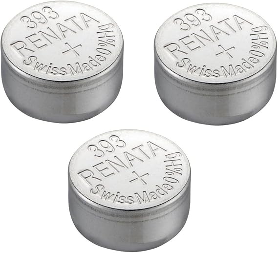 Renata Batteries 393/SR754SW 1.5V Watch Battery (Pack of 3)