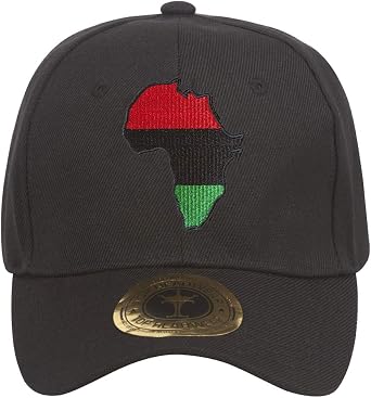 Gravity Threads Pan Africa Continent Patch Black Adjustable Baseball Cap