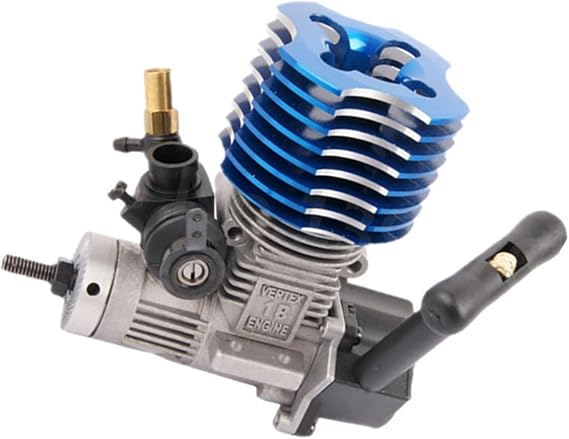 VX 18CXP Vertex 18 Engine Nitro Power 2.74cc with Pull Starter Spark-Plug 02060 for 1/10 1/8 RC Model Car Buggy