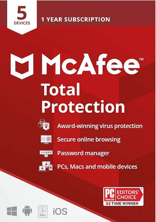 McAfee Total Protection - 5 Devices - NOT AVAILABLE