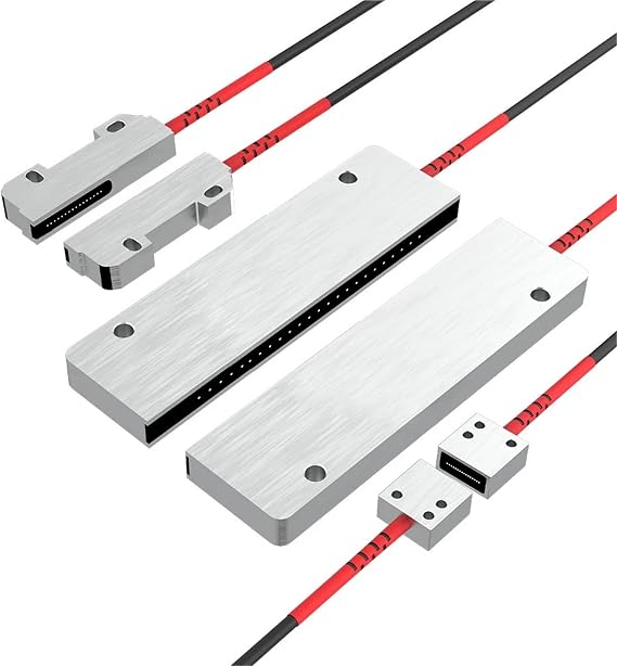 1pcs Banner Array Fiber Optic Sensor Through-beam Probe Amplifier 12-24V DC Matrix Optical Switch Sensor(FT-100S)