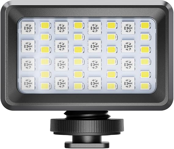 Dive Light Compatible with Gopro, Scuba Diving Flashlight, 7 Modes SL-105 Underwater Lights, 40m Waterproof Diving Fill Light, Underwater LED Video Light for Multiple Action Camera