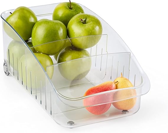 YouCopia RollOut Fridge Drawer 8, Adjustable Bin Refrigerator Organizer