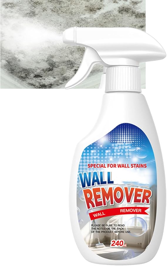 Wall Cleaner Spray,Highly Effective Removal Spray,8.12 Fl oz | Multi-Surface Wall Stain Remover for Painted Walls,Wood and Tile