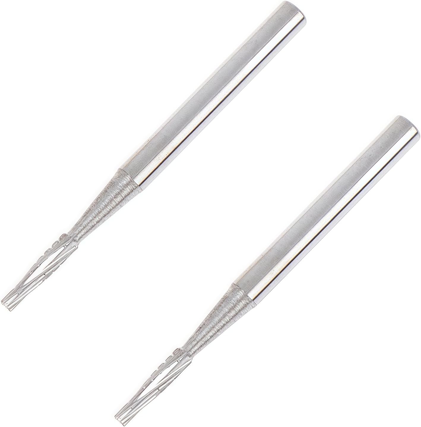 2Pcs Silver Professional Windshield Glass Drill Auto Glass Wind Shield Chip Repair Repair Tool DIY 1mm Car Windshield Repair Kit Crack Tools Body Repair Tools