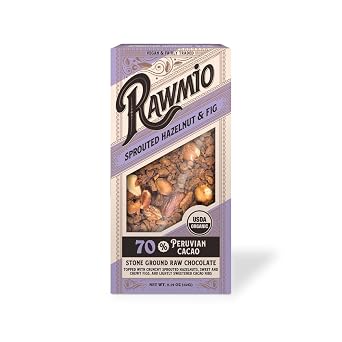 Rawmio Hazelnut & Fig Bark - 2.12 oz. - Raw, Organic, Vegan, Kosher