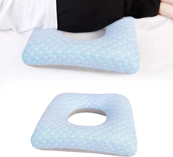 Pressure Ulcer Cushions,Anti Bedsore Cushions,Anti-Decubitus Pad,Medical Donut Pillow for Hemorrhoids,After Surgery,Pregnancy,Seniors,Light Blue