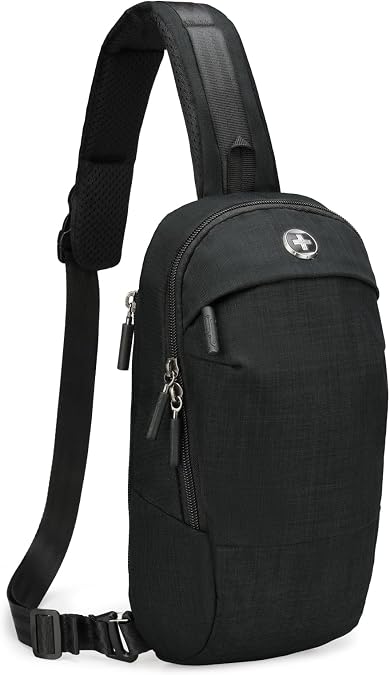 Swissdigital Design Crossbody Bag for Men & Women, RFID Blocking Sling Bag with Adjustable Strap, Shoulder Bag for Daily Use