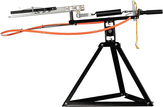 Do All Outdoors Clay Hawk Clay Pigeon Thrower with Ground Spikes | Portable Clay Pigeon Thrower with Pull Cord and Ground Spikes