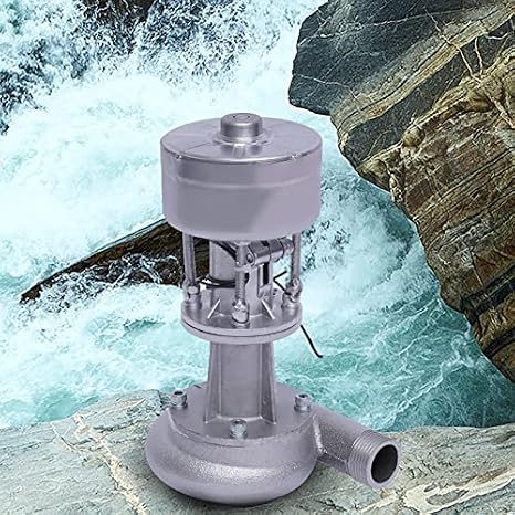 500W Micro Hydroelectric Generator - 110V Mini Hydro Power Station with Water Turbine for High Flow Rate (0.5Gal/s) and Vertical Drop of 5-15M