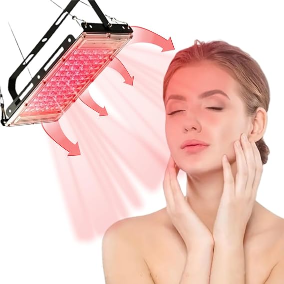100W Red Light Therapy for Body, Face, Elite Grade LED Red Infrared Light Panel with Near-Infrared Light 660nm with 144 Beads, High Power Red Light Therapy Device at Home Ideal for Gifts (IP66)