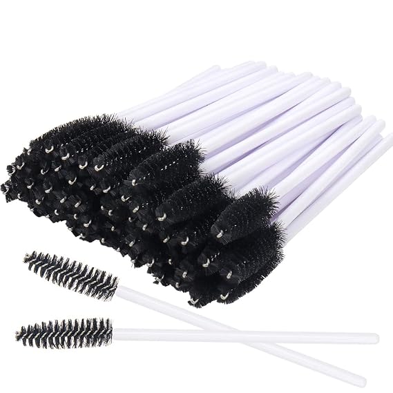 300 Pack Disposable Mascara Wands Eyelash Brush | Lash Spoolie for Eyelash Extensions Makeup Brush Applicators Tool Kit