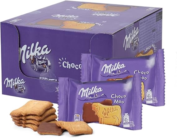 MILKA Choco Moo Biscuit Chocolate Biscuit 960g 40g x 24 pcs Popular/Snack/Cookie/Crunchy Parallel Imported 1 pc