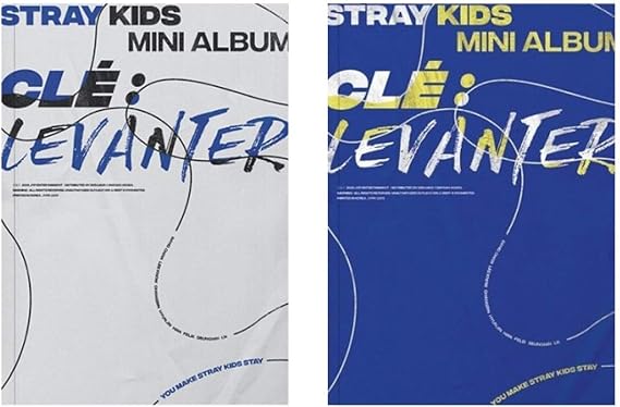 STRAY KIDS Cle : Levanter Album (CLE Ver.+LEVANTER Ver. Set) 2 CDs+2 Photobooks+6 QR Photocards+(Extra 4 Photocards + 1 Double-Sided Photocard)
