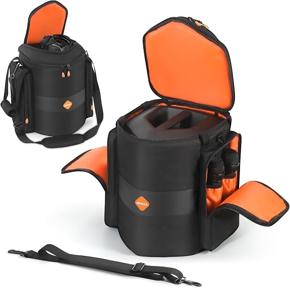 Carrying Case Compatible with Bose S1 Pro/S1 Pro+ | Portable Speaker Travel Bag Compatible with Bose S1 Pro Plus, Durable Design for Shoulder Strap, Microphones, Accessories