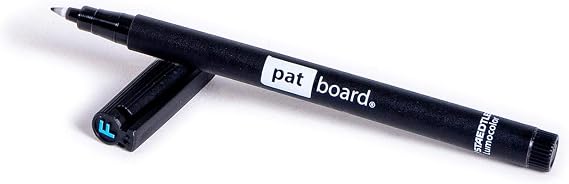 PATBOARD - modubooq - Non-permanent Markers Black 1x (0.6mm) - Wet Erase Pen - F