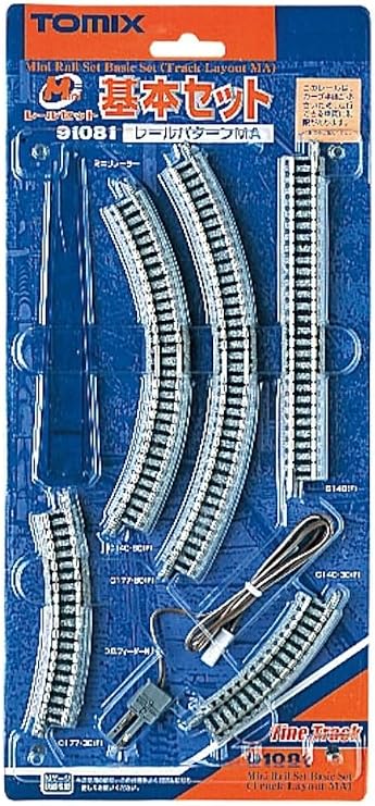 TOMIX N Gauge Mini Rail Set, Basic MA Pattern Railway Model