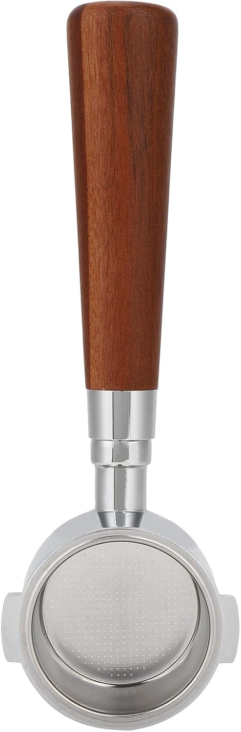 Espresso Bottomless Portafilter 51mm Coffee Bottomless Filter, Coffee Bottomless Portafilter Filter Handle Replacement Accessories Fit for Delonghi Coffee Machine 51mm Acerbity twig Ears