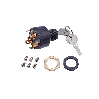 Marine Ignition Switch Replaces Sierra MP41000,Replaces Mercury Marine87-88107 87-17393 87-88107A5,SEA-Dog 420381-1