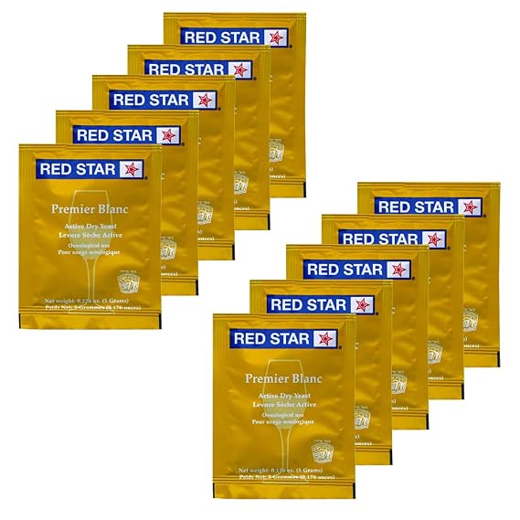 Red Star Red Star Premier Blanc Champagne Yeast (Pack of 10) (1-Pack)