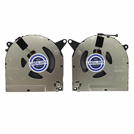 Replacement New CPU and GPU Cooling Fan for Lenovo Legion S7-15IMH5 S7-15ARH5 S7-15ACH6 Y9000X R9000X R9000V 2021/2021H Series DFS5K123043639 FN36 DFS5K121142629 FN35 DC5V Fan