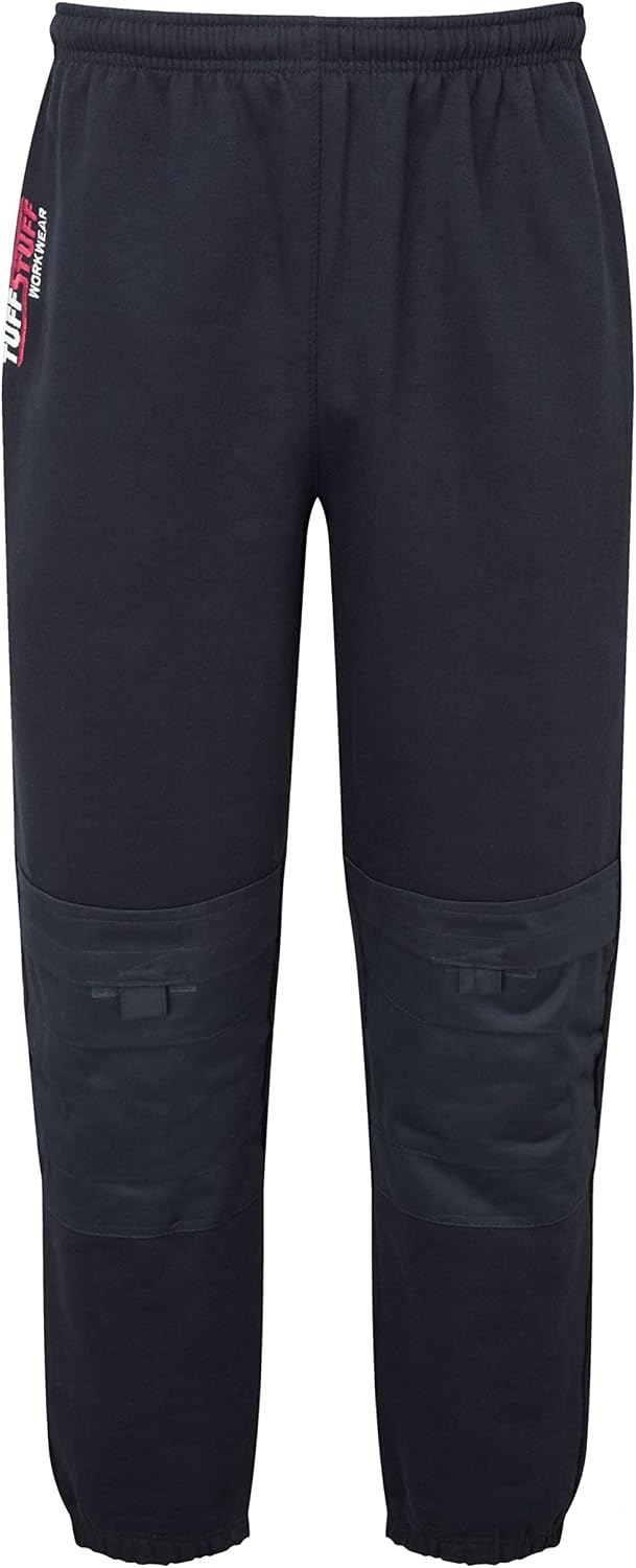 TuffStuff - Work Jogger - Drawcord Waistband - Hammer Loop - Knee Pad Pockets - Men's Work Trousers - Comfortable Trousers for Men