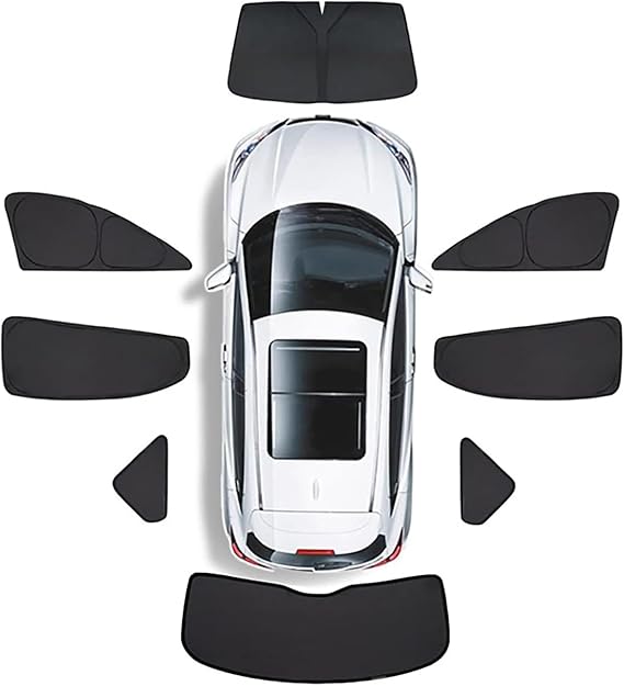SKEPPY Car Side Window Sunshades for Kia KX 2017 2018 2019, Custom Sunscreen Window Sunshade Sun Shade Cover Blinds Visor Anti-UV Privacy Protection Accessories,H/Wholecar8pieces