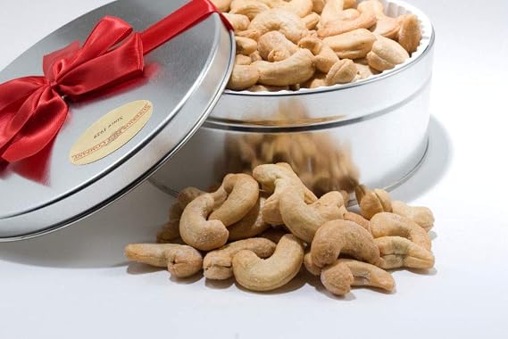 Giant Whole Cashews Gift Tin